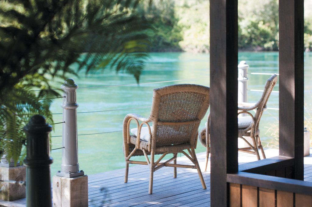Huka Lodge Tauposee Exterior foto